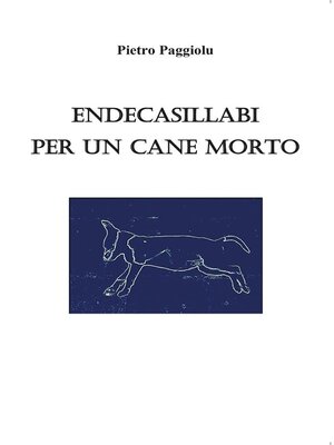 cover image of Endecasillabi per un cane morto